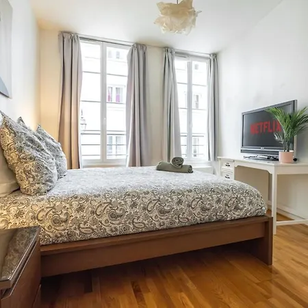 Elegant Duplex Montorgueil - 6 Guests 巴黎